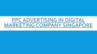 ppc advertising in digital marketing company singapore
