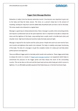 omronhealthcare ap com nz