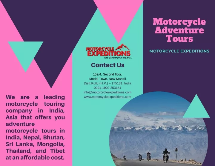 motorcycle adventure tours