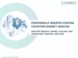 Peripherally Inserted Central Catheters Market Size Share Trends Forecast 2027