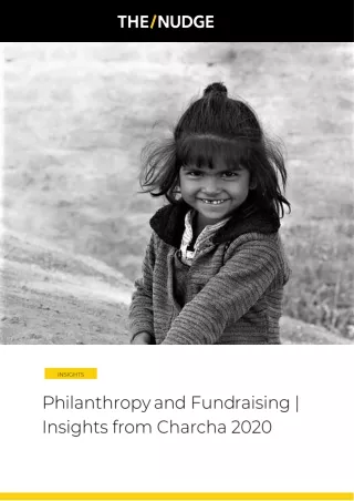 Philanthropy and Fundraising | Insights from Charcha 2020