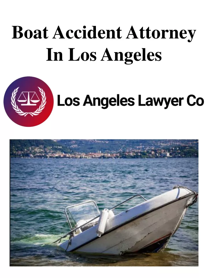 boat accident attorney in los angeles