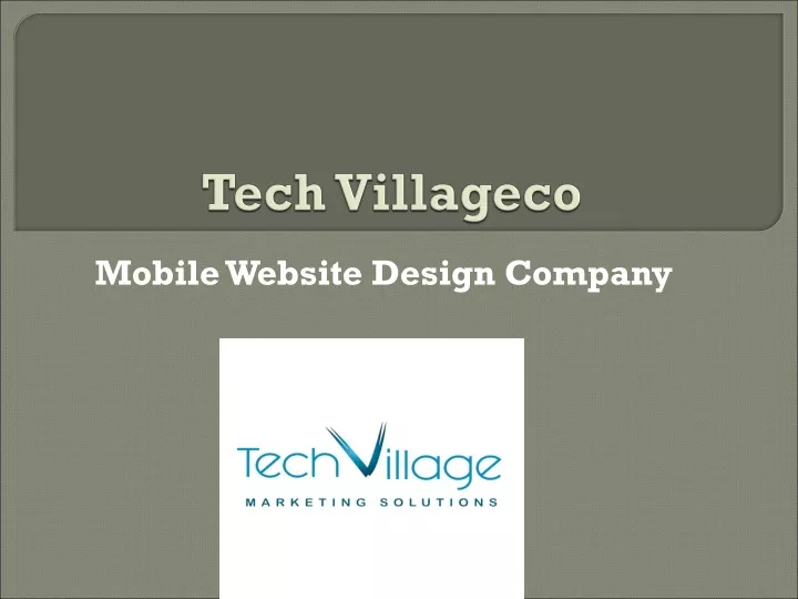 tech villageco