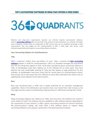top 5 accounting sof top 5 accounting software