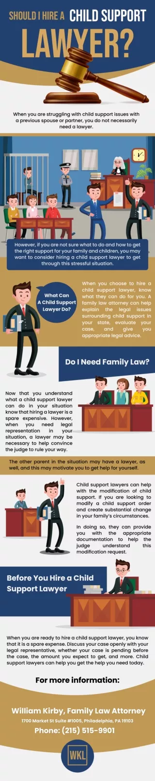 Should I Hire a Child Support Lawyer?