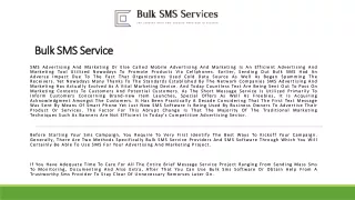 bulk sms service