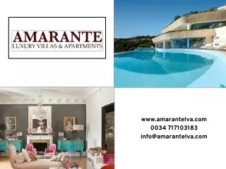 Amarante LVA presentation - Property Owners