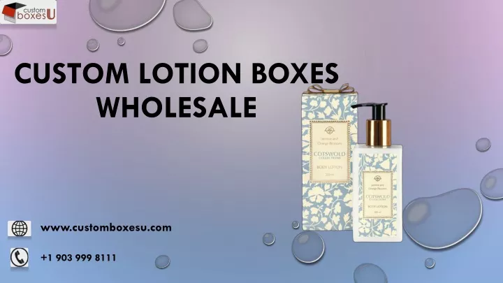custom lotion boxes wholesale
