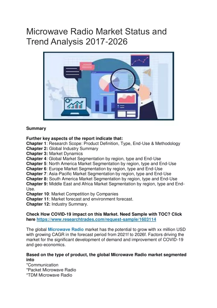 microwave radio market status and trend analysis