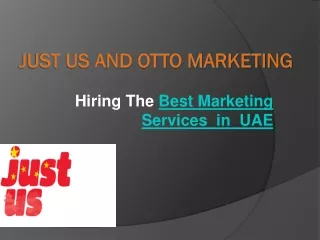 Modern marketing services UAE