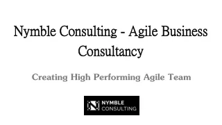 Nymble Consulting - Agile Business Consultancy