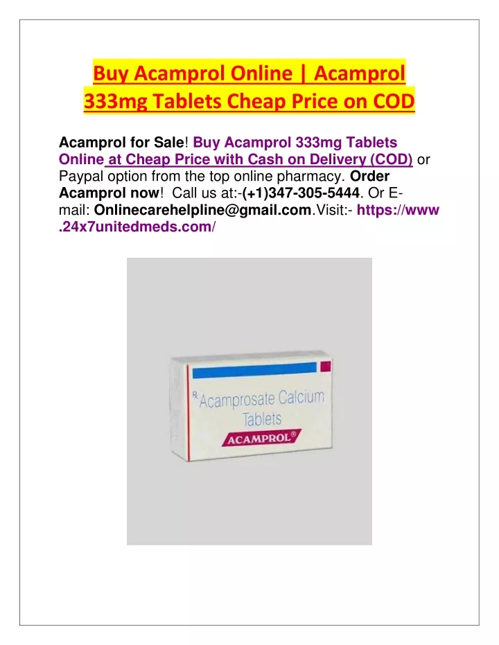 buy acamprol online acamprol 333mg tablets cheap