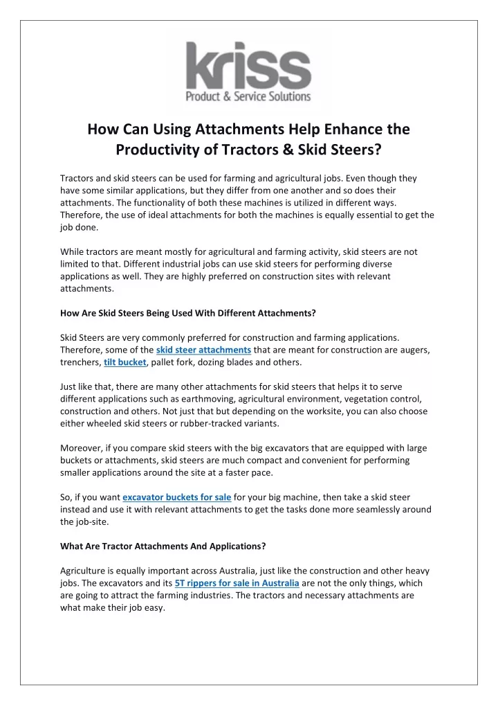 how can using attachments help enhance