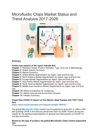 microfluidic chips market status and trend