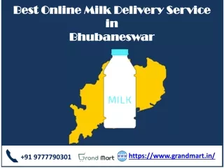 Best Online Milk Delivery Service in Bhubaneswar - Grandmart