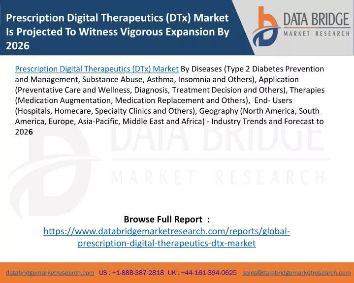 prescription digital therapeutics dtx market