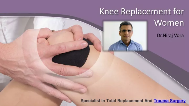 knee replacement for women