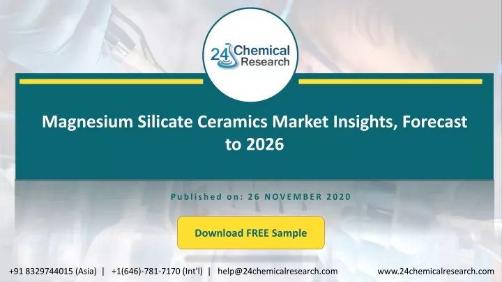magnesium silicate ceramics market insights