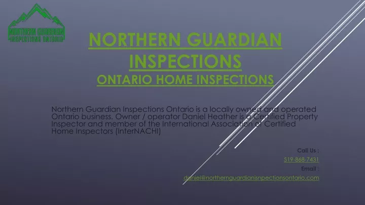 northern guardian inspections ontario home inspections