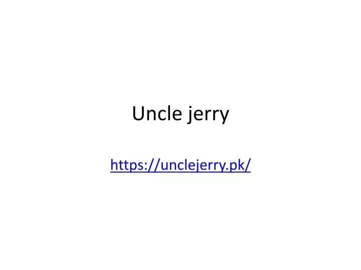 uncle jerry