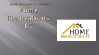 Interior Renovation Burnaby