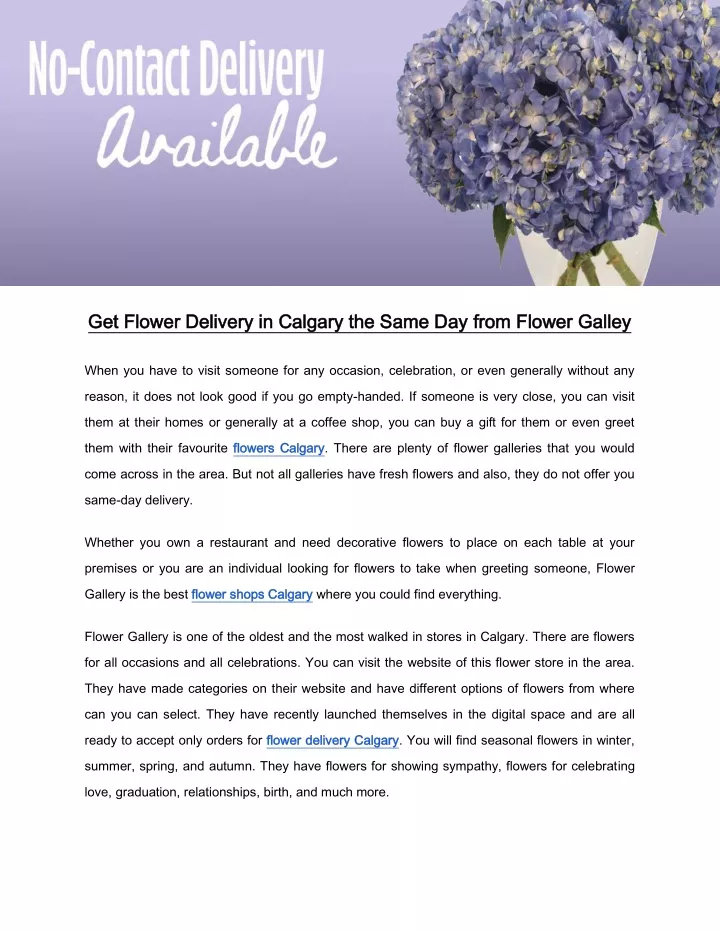 get flower delivery in calgary the same