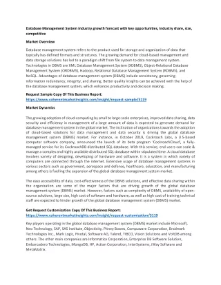 database management system industry growth