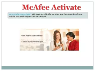 Mcafee.com/activate - Enter Email and Verify key - McAfee Activate
