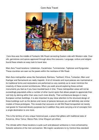 core asia travel