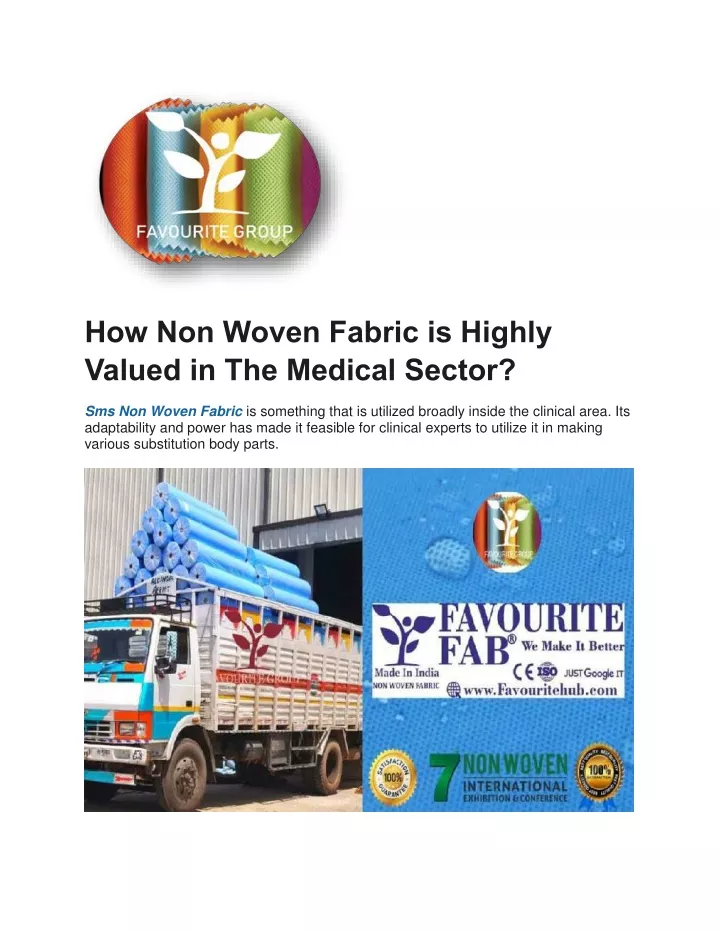 how non woven fabric is highly valued