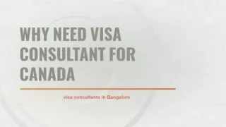 Canada immigration consultants in Bangalore