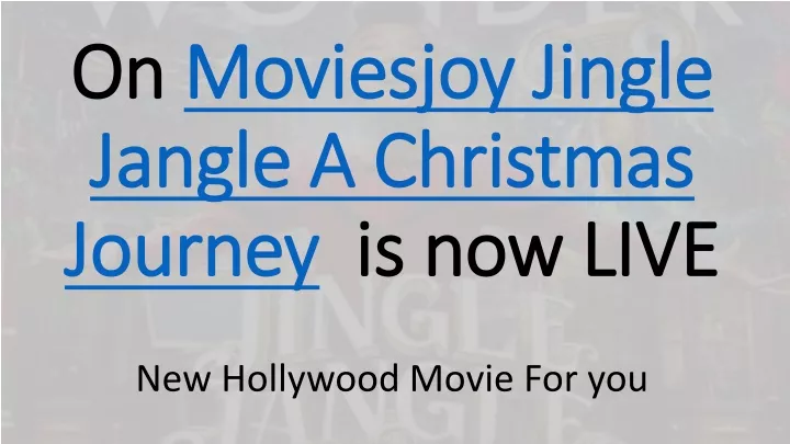 on on moviesjoy jingle moviesjoy jingle jangle