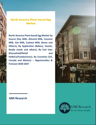 North America Plant-based Egg Market Forecast 2020 – 2027 Top Key Players Analysis