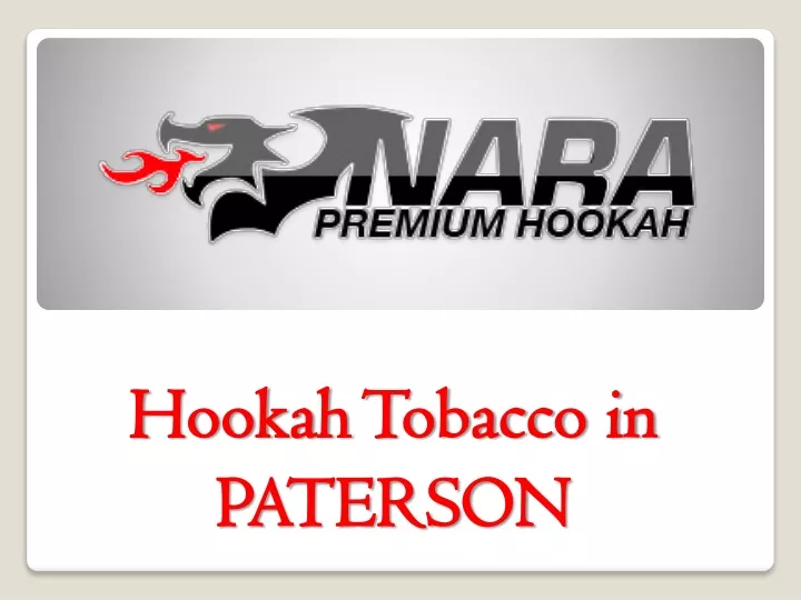 hookah tobacco in paterson