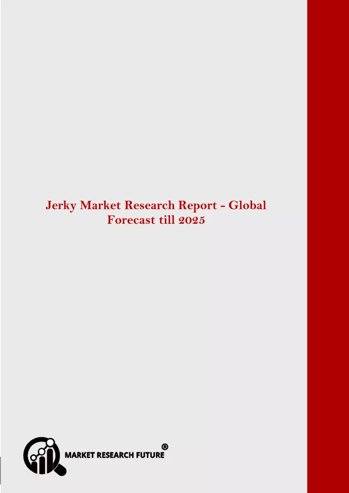 jerky market is projected to be valued