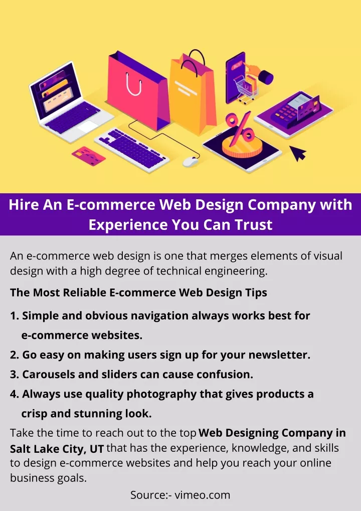hire an e commerce web design company with