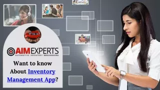 Want to know About Inventory Management App? - Aim Experts