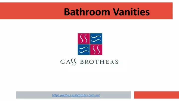 bathroom vanities