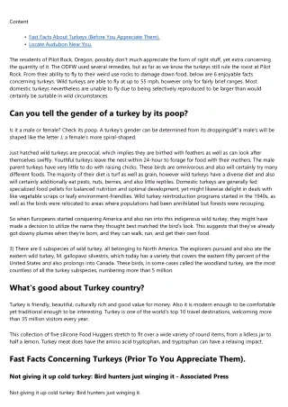 Why A Turkey Is Called A Turkey