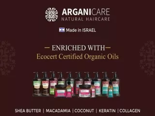 Arganicare India | Organic Argan Oil Hair Shampoo & Conditioner