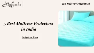 5 Best Mattress Protectors in India