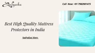Best High-Quality Mattress Protectors in India