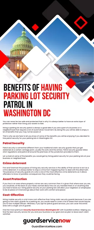 Top and Best Security Guard Services in Washington DC