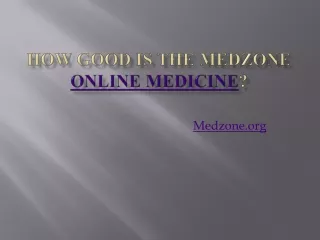 Online Medicine