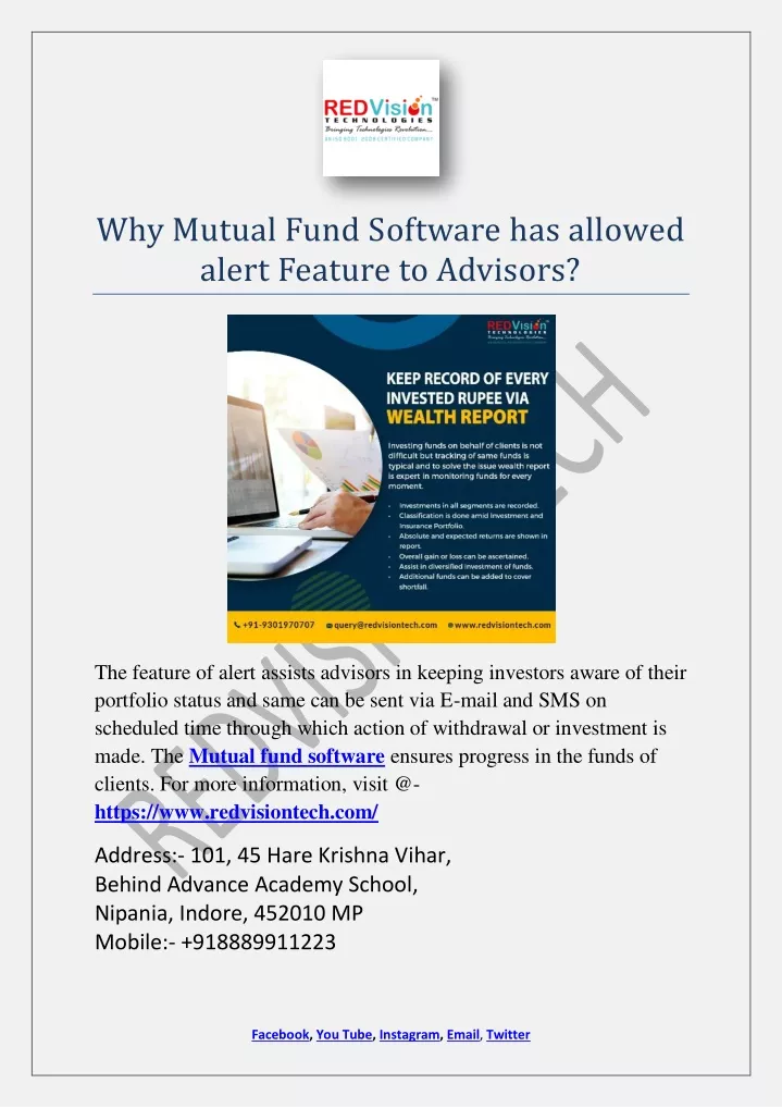 why mutual fund software has allowed alert