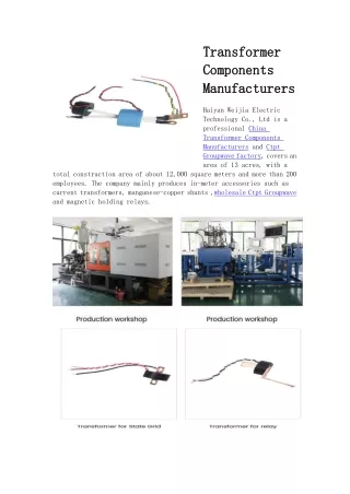 Prepayment Meter Current Transformers