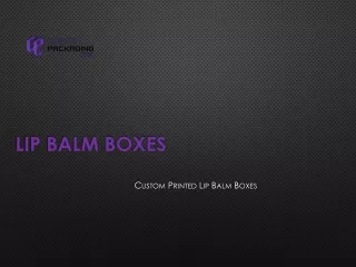 lip balm boxes