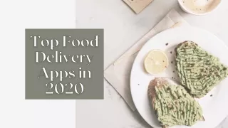 Popular Food Delivery apps in 2020