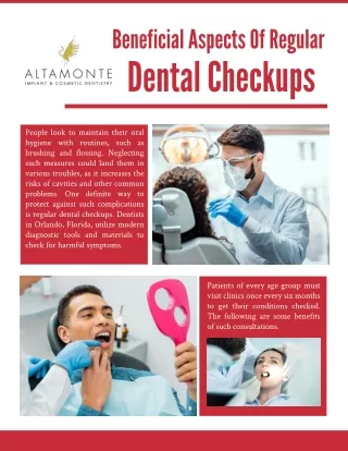Beneficial Aspects Of Regular Dental Checkups