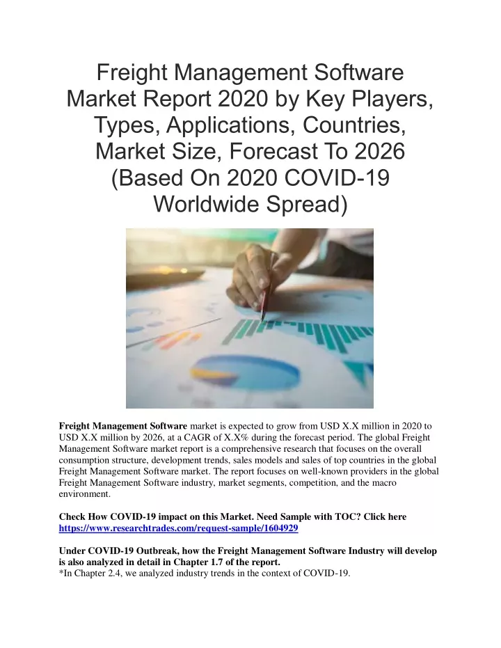 freight management software market report 2020